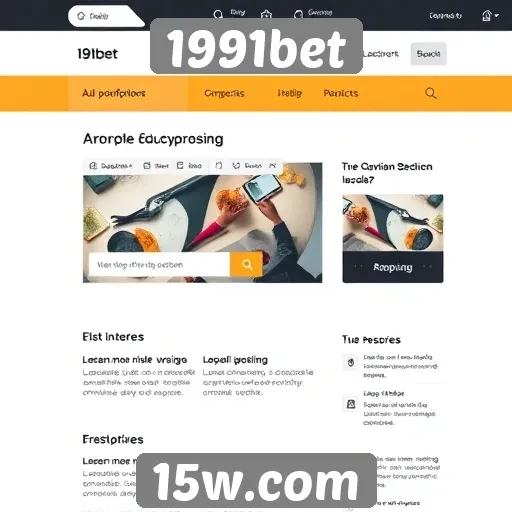 Avaliação da interface do usuário no site 1991bet