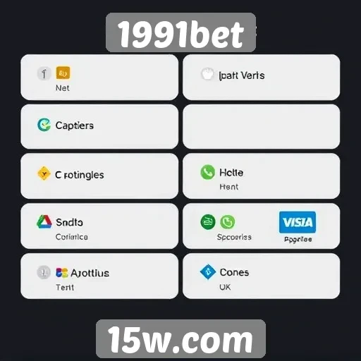 Métodos de pagamento disponíveis na 1991bet